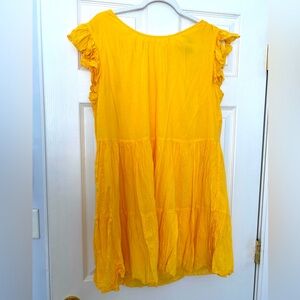 Yellow summer dress, size M, new without tags